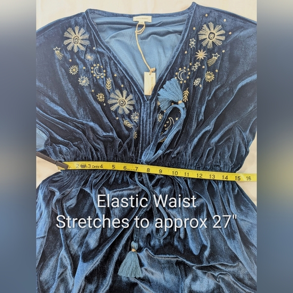 World Market Mira Celestial Embroidered Maxi Dress (L/XL) - Picture 6 of 15